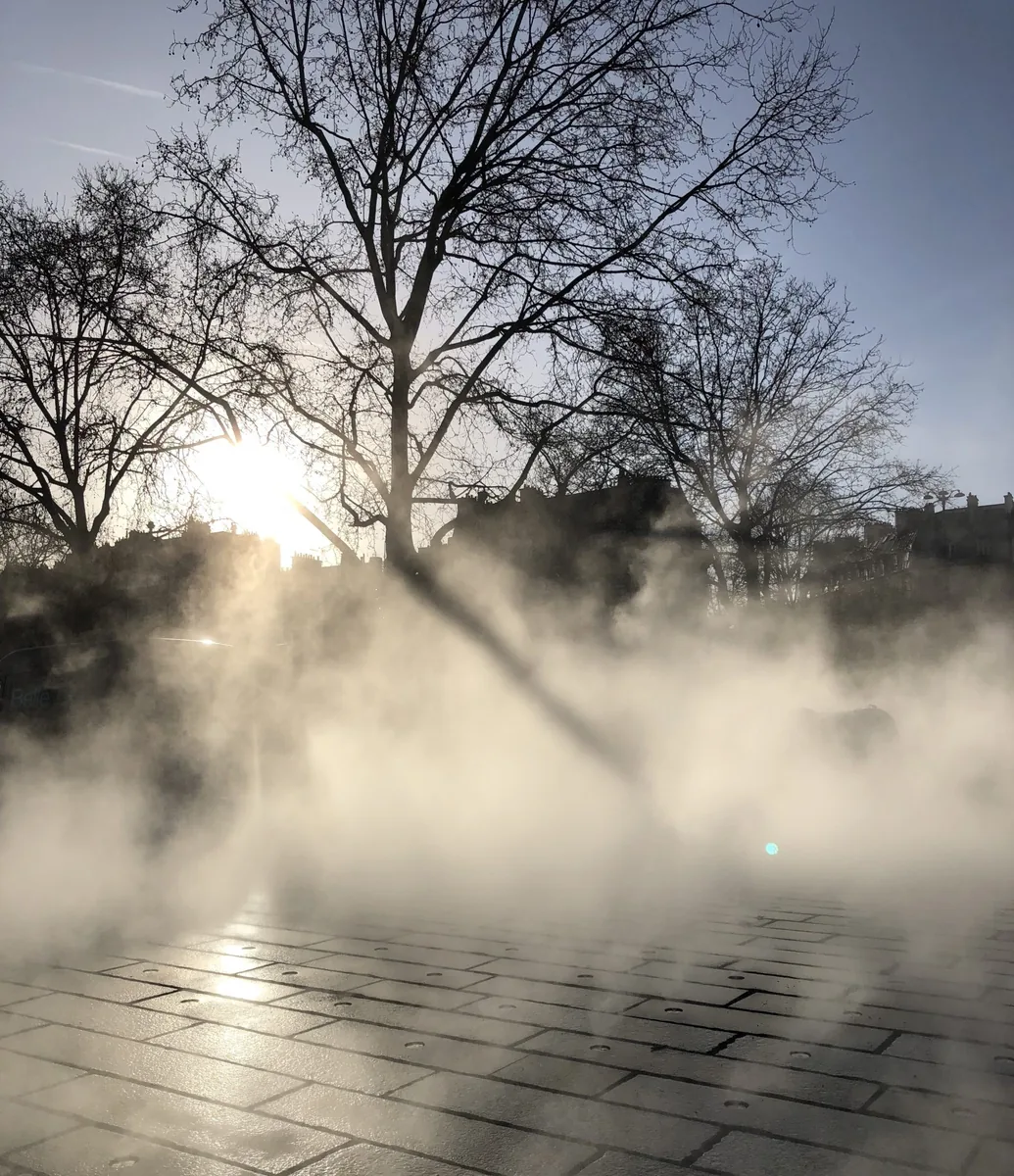 Brume au sol intégrée