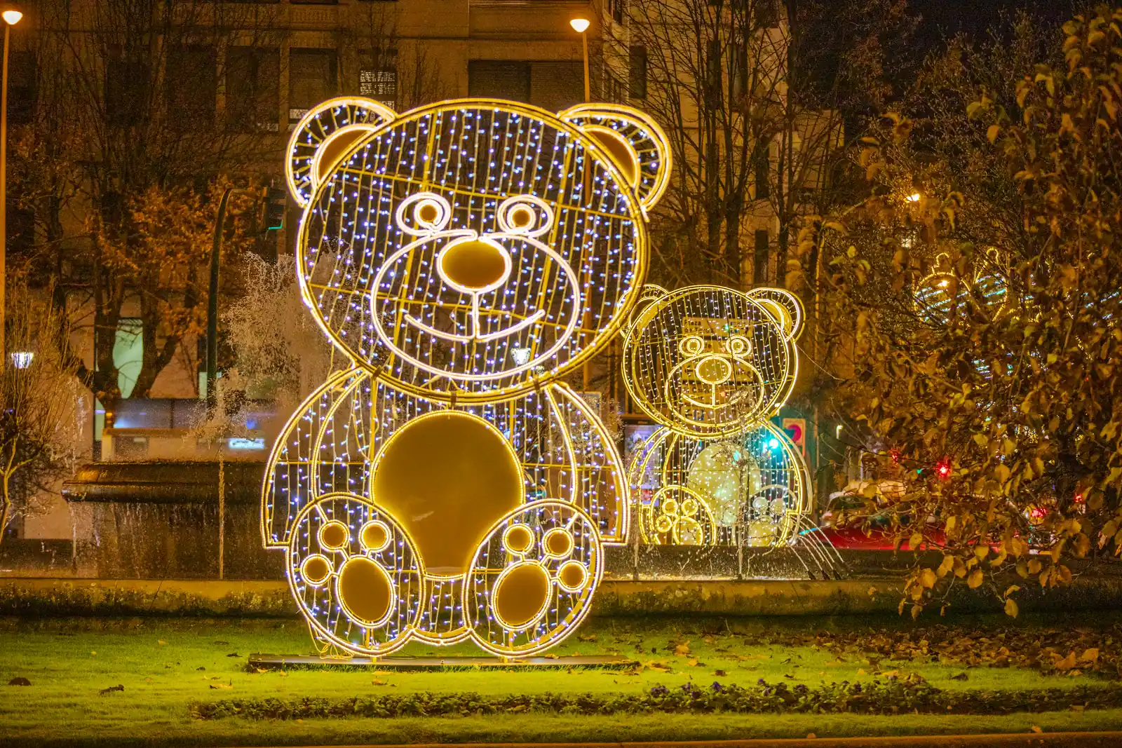 Ours en peluche géant