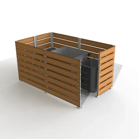 Cache-conteneurs modulaire