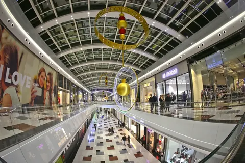 Vitrines et centres commerciaux