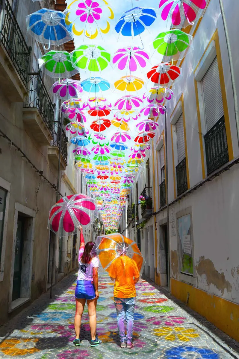 Ciel de parapluies