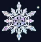 Flocon cristal irisé