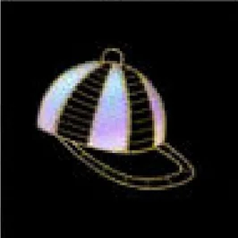 Casquette irisée