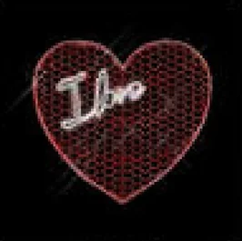 Cœur I love personnalisable