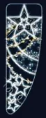 Candélabre étoiles filantes