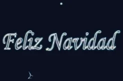 Feliz Navidad blanc
