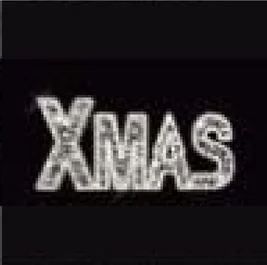 Lettres XMAS blanches