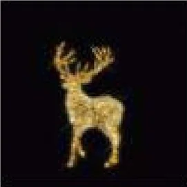 Grand cerf doré