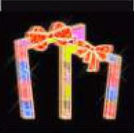 Cadeau arche multicolore RGB