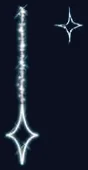 Pendentif étoile quatre branches