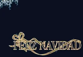 Texte Feliz Navidad grand format