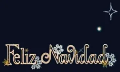 Feliz Navidad doré flocons