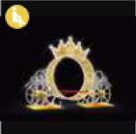 Carrosse anneau couronné
