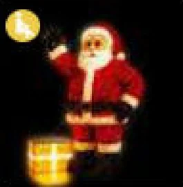 Père Noël qui salue