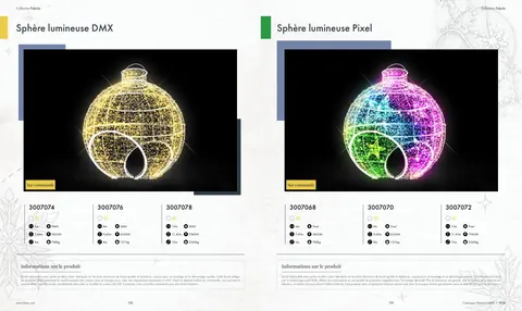 Sphère lumineuse DMX