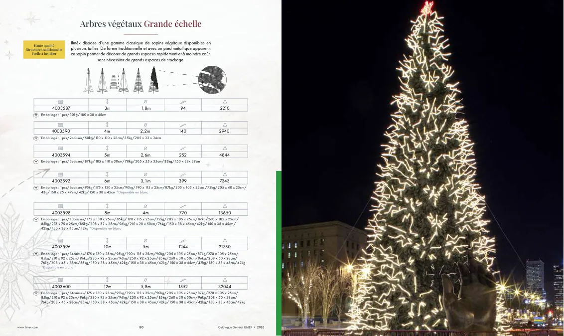 Arbres végétaux Grande échelle