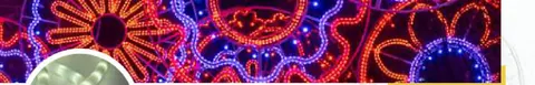 Cordon Lumineux ILMEX-LED tube coloré 230V (coupe 1 m)