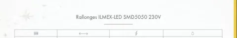 Rallonges ILMEX-LED SMD5050 230V