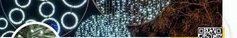 Guirlande lumineuse Flash ILMEX-LED 10 m 2 sections 230V câble caoutchouc
