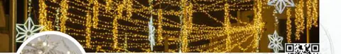 Guirlande lumineuse Slow Full Flash ILMEX-LED 10 m 2 sections 24V câble PVC