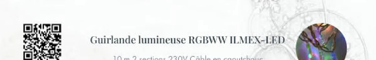 Guirlande lumineuse RGBWW ILMEX-LED