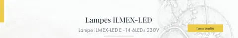 Lampe ILMEX-LED E-14 6LEDs 230V