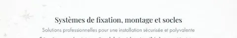 Systèmes de fixation sur structures et parements