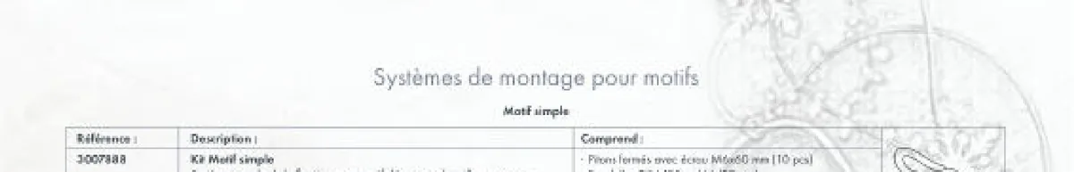Systèmes spécifiques pour candélabres
