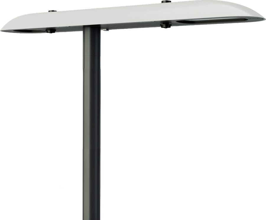 Luminaire Ragni FINE monté sur mât