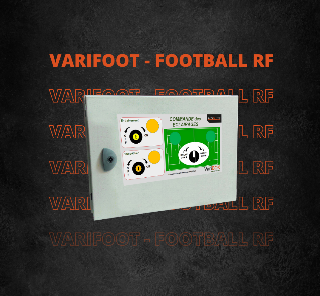 Coffret VariFOOT Football RF : façade de commande avec sélecteur de niveaux et liaison sans fil